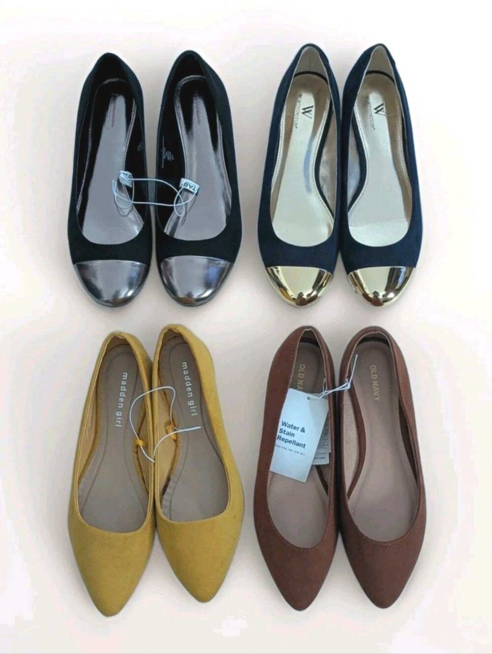 Stylish Flats Bundle 4 pair (Sz 9)